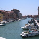 Veduta dal ponte davanti al Duomo di Murano